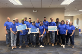 Saint-Gobain volunteers are excited to deliver the manufacturing workforce development program, SFRC