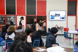 Students engaged with SFRC