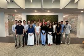 A group of interns are ready to build a sound foundation for career growth at Saint-Gobain.