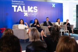 Saint-Gobain's Sustainable Construction Talk in NYC discussed real-world solutions to decarbonization and instituting circularity in manufacturing.